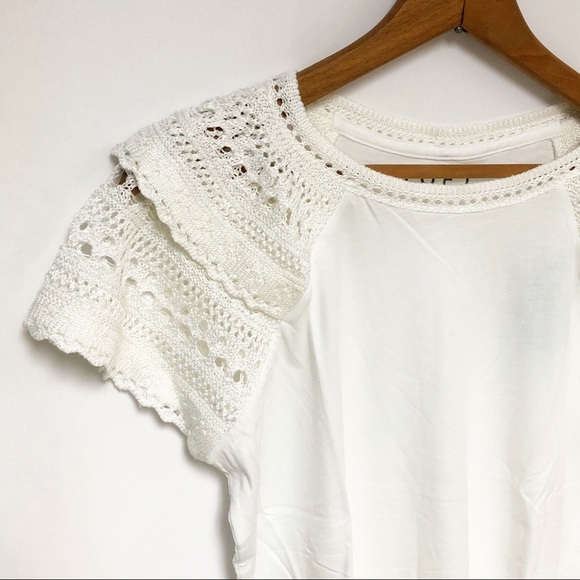 Loft Crochet Flutter Top - Picture 3 of 7